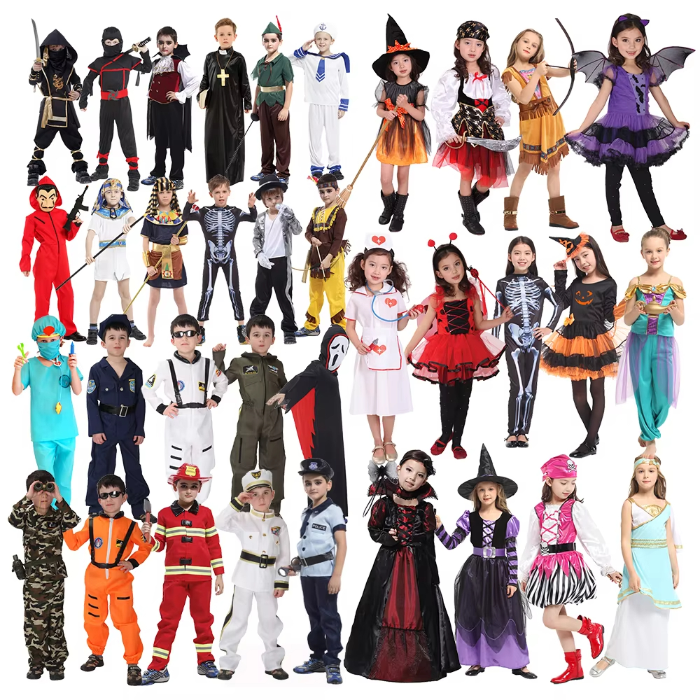 Halloween Dress Up kostume til børn – Cosplay Party Outfits